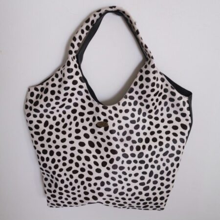 Slouchy Shopper | Nguni & Black
