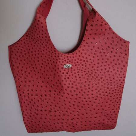 Slouchy Shopper | Red Ostrich